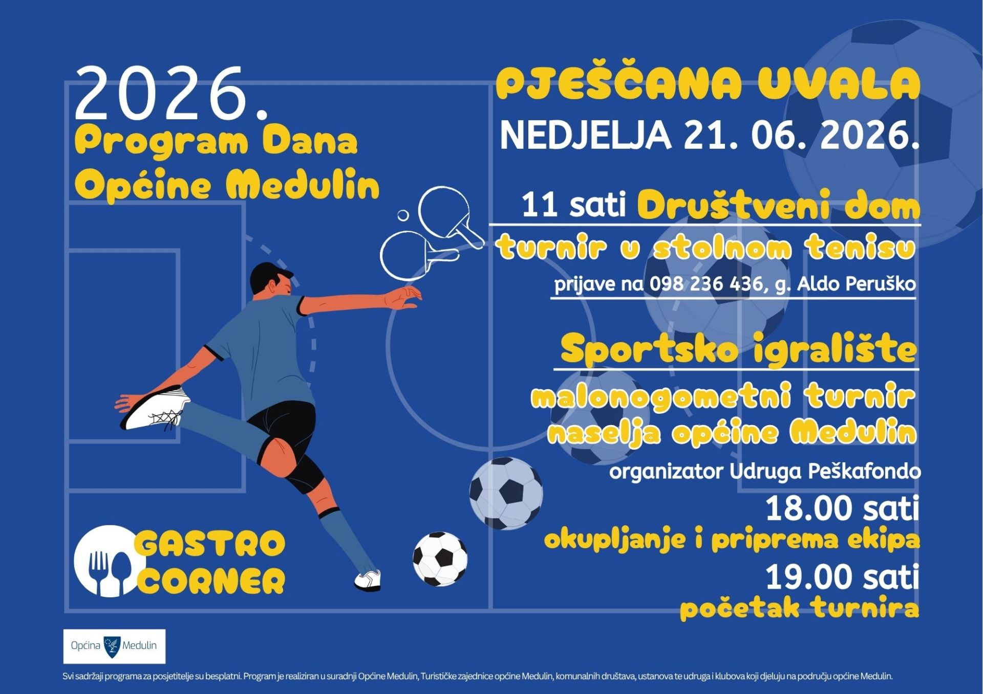 U sklopu Dana Općine Medulin ove nedjelje, sportski dan u Pješčanoj Uvali